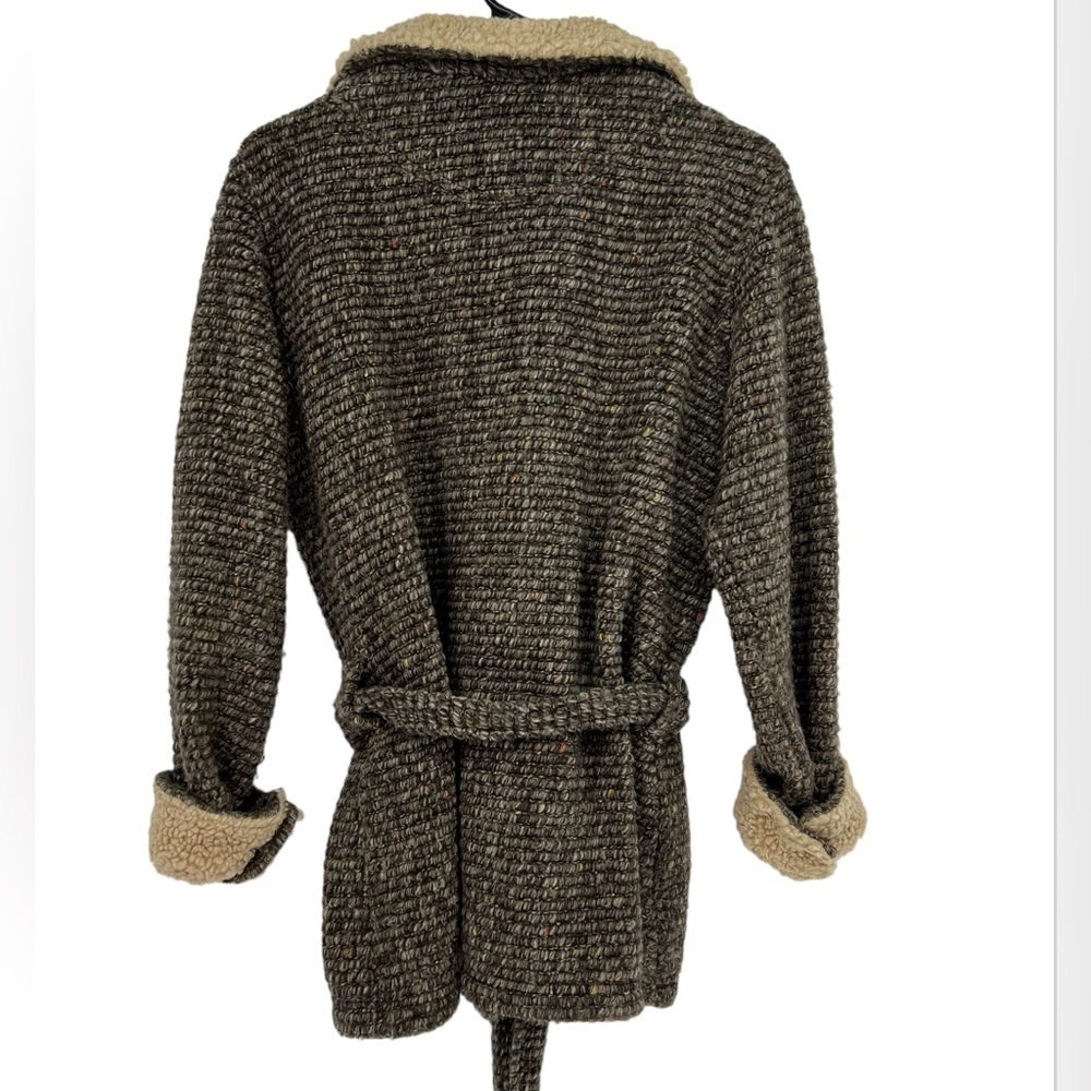 True Grit Sherpa Trim‎ Cardigan Size M - Picture 2 of 11
